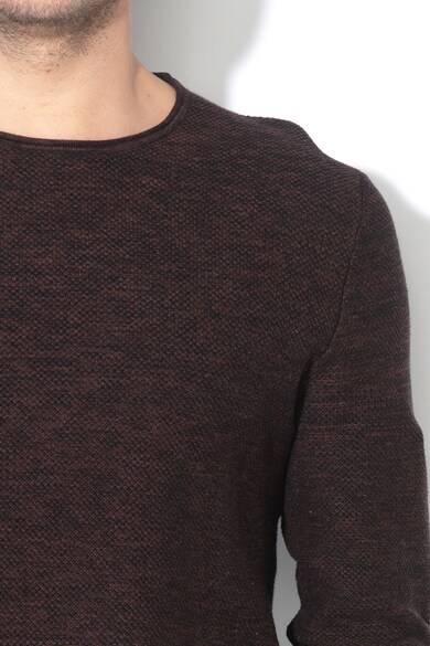 EDC by Esprit Kerek nyakú pulóver texturált hatással férfi