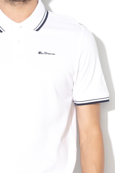 Ben Sherman Tricou polo din pique cu logo brodat Barbati