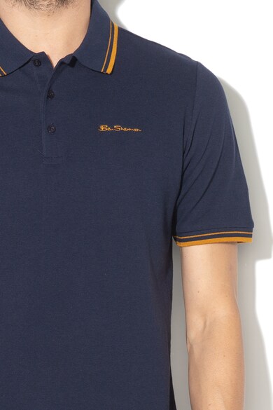 Ben Sherman Tricou polo din pique cu logo brodat Barbati