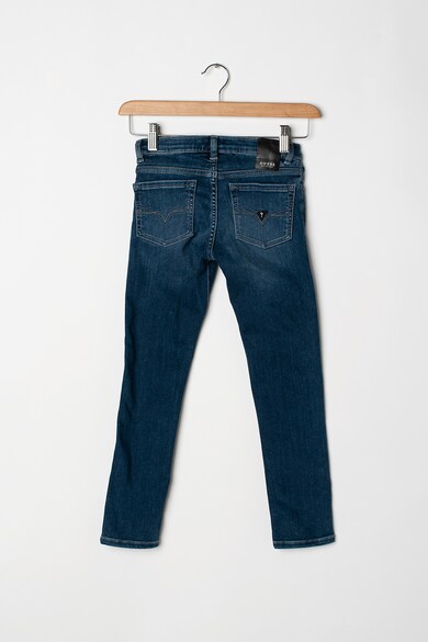 GUESS JEANS Mosott hatású skinny fit farmernadrág Fiú