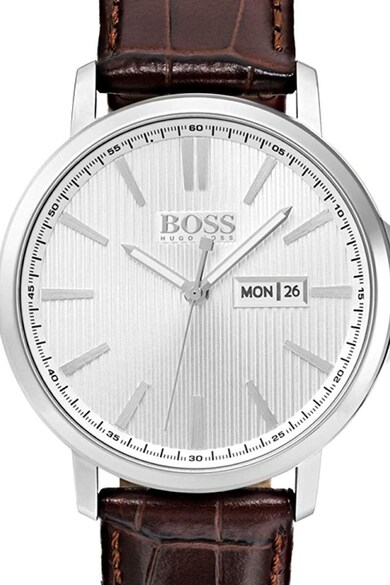 HUGO BOSS Часовник с кожена каишка Мъже