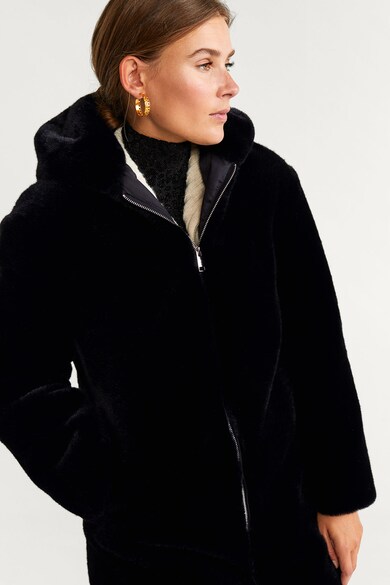 Mango Duelong kapucnis kabát női