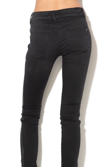 Replay Blugi skinny cu garnituri laterale stralucitoare New Luz Femei