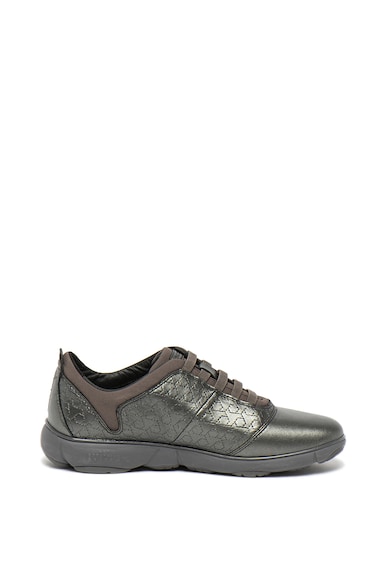 Geox Pantofi sport slip-on din piele cu insertii din material textil Nebula Femei