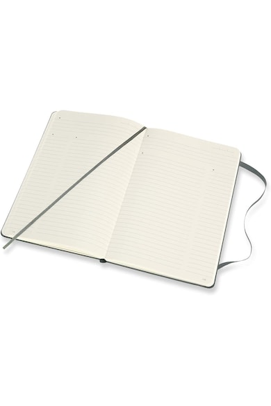 Moleskine Agenda  classic, A5, coperta de piele, dictando, Verde Gri Femei