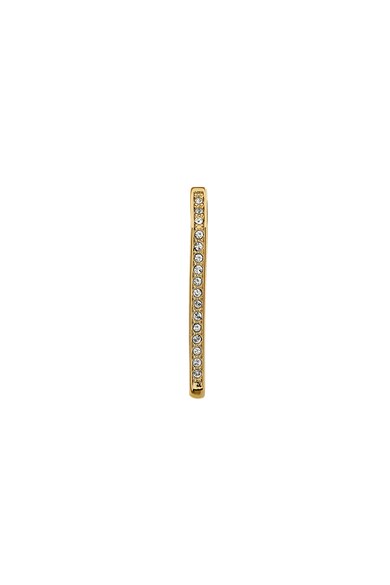 Karl Lagerfeld Cercei cu placaj de aur de 12K, cu cristale Swarovski Femei