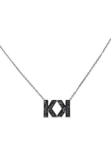 Karl Lagerfeld Колие Double K с кристали Swarovski Жени