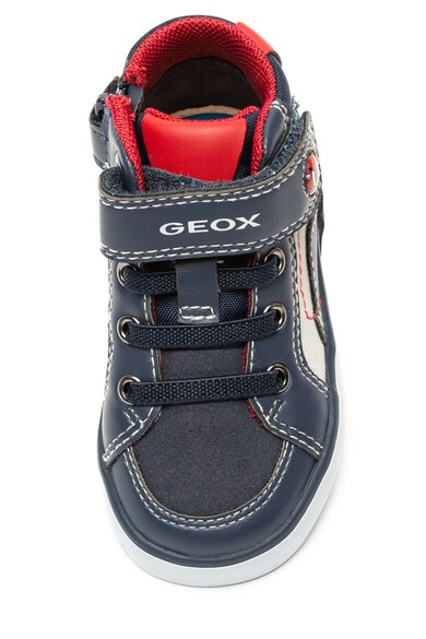 Geox Pantofi sport de piele ecologica Kilwi Baieti