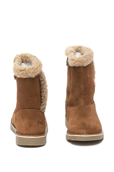 Primigi Ghete de piele intoarsa cu garnituri de blana shearling sintetica Fete