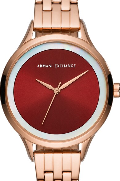 ARMANI EXCHANGE Овален часовник с метална верижка Жени