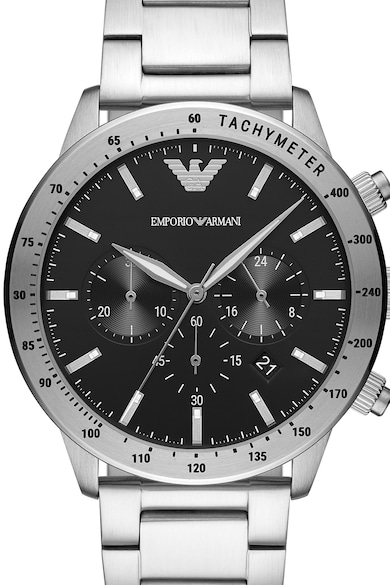 Emporio Armani Chrono karóra fémszíjjal férfi