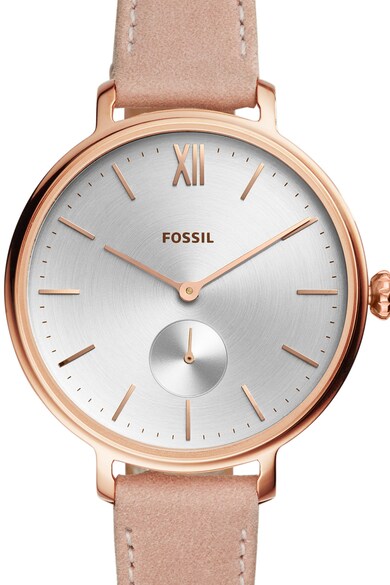 Fossil Ceas analog cu o curea de piele Femei