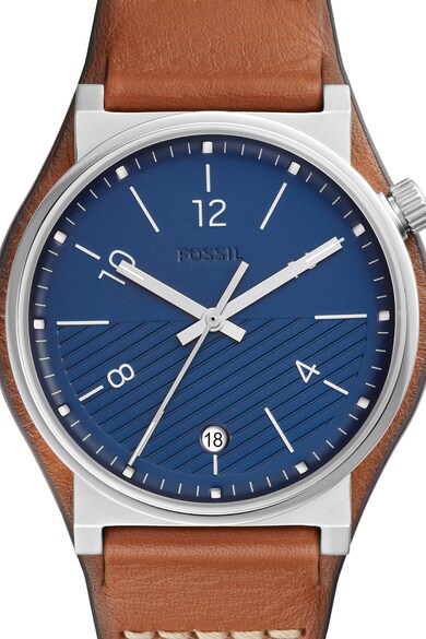 Fossil Ceas quartz cu o curea de piele Barbati