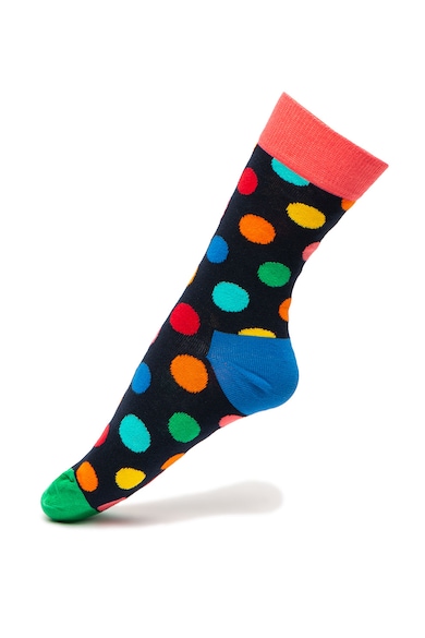 Happy Socks Unisex kockás és pöttyös mintás zokni szett - 2 pár férfi