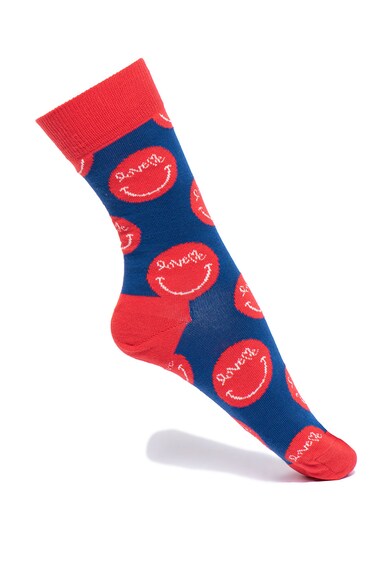 Happy Socks Set de sosete lungi unisex, cu imprimeu grafic - 3 perechi Femei