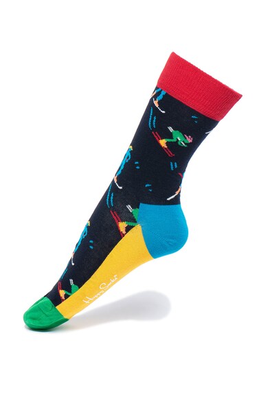 Happy Socks Set de sosete lungi unisex, cu imprimeu grafic - 3 perechi Barbati