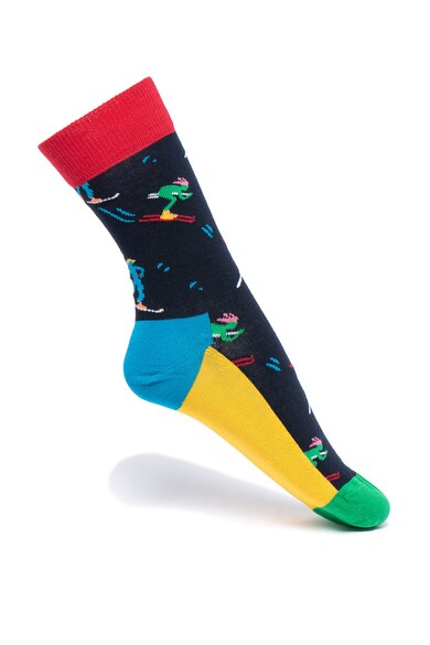 Happy Socks Set de sosete lungi unisex, cu imprimeu grafic - 3 perechi Barbati