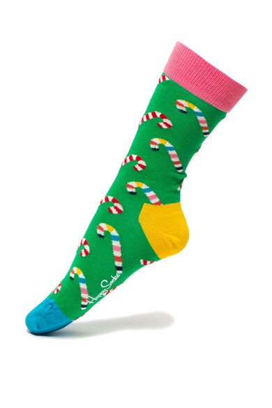 Happy Socks Унисекс чорапи с шарка - 3 чифта Мъже