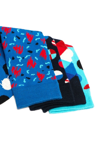 Happy Socks Unisex mintás hosszú zokni szett - 4 pár férfi