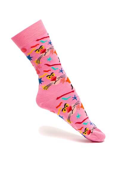 Happy Socks Set de sosete lungi unisex, cu imprimeu - 3 perechi Barbati