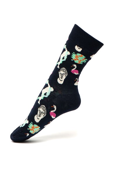 Happy Socks Set de sosete lungi unisex, cu model - 4 perechi Barbati