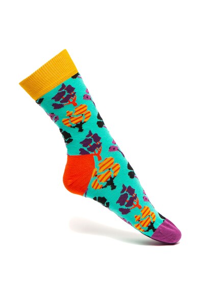 Happy Socks Unisex mintás hosszú zokni szett - 4 pár női