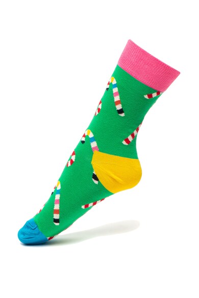 Happy Socks Set de sosete lungi unisex, cu model - 2 perechi Femei