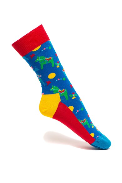 Happy Socks Set de sosete lungi unisex, cu imprimeu - 3 perechi Barbati