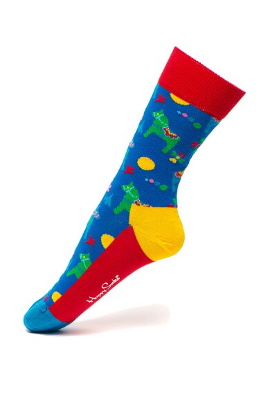 Happy Socks Set de sosete lungi unisex, cu imprimeu - 3 perechi Femei