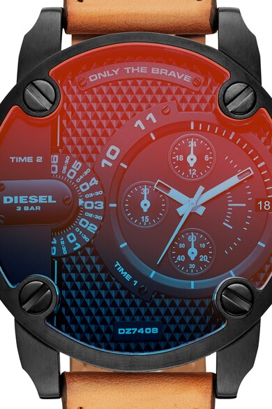 Diesel Chrono karóra bőrszíjjal férfi