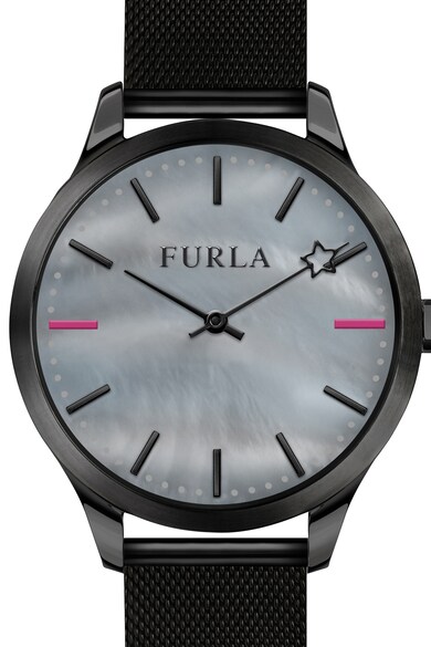 Furla Ceas rotund cu bratara cu model plasa Femei