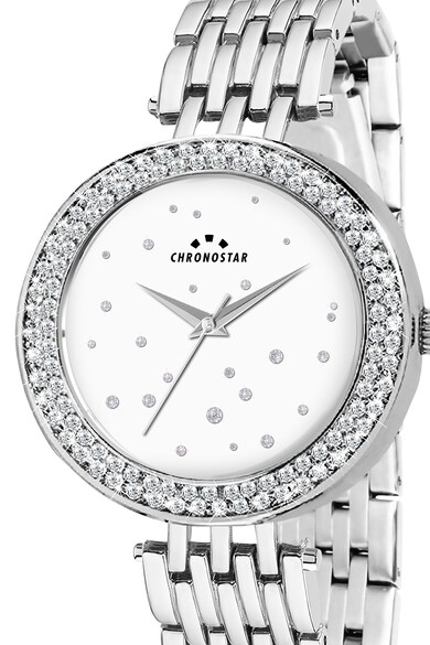 Chronostar Метален часовник с кристали Жени