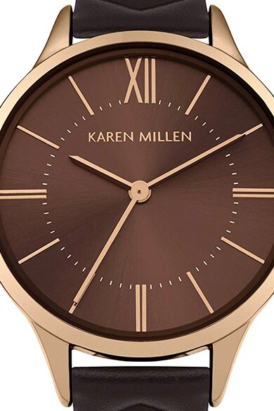 Karen Millen Ceas rotund cu o curea de piele Femei