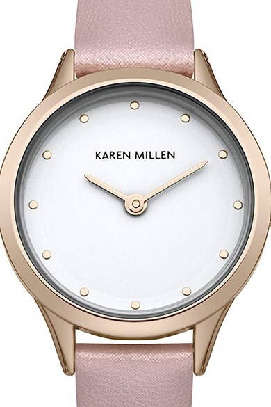 Karen Millen Kerek karóra bőrszíjjal női