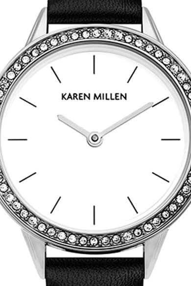 Karen Millen Ceas analog decorat cu cristale zirconia Femei