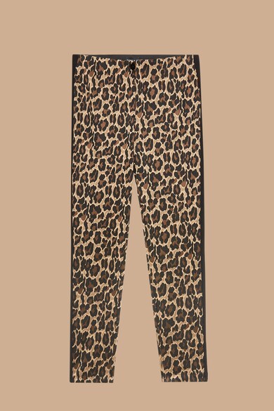 Fiorella Rubino Pantaloni conici cu animal print Femei