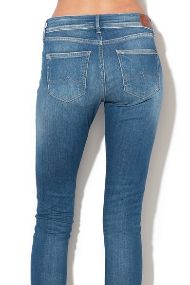 Pepe Jeans London Blugi skinny cu aspect decolorat Pixie Femei