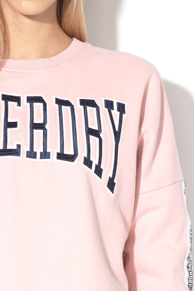 SUPERDRY Bluza sport supradimensionata cu aplicatie logo Alicia Femei