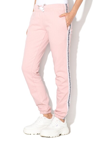 SUPERDRY Pantaloni sport cu benzi laterale cu logo Alicia Femei