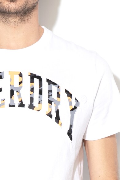 SUPERDRY Тениска с лого и камуфлажна щампа Мъже