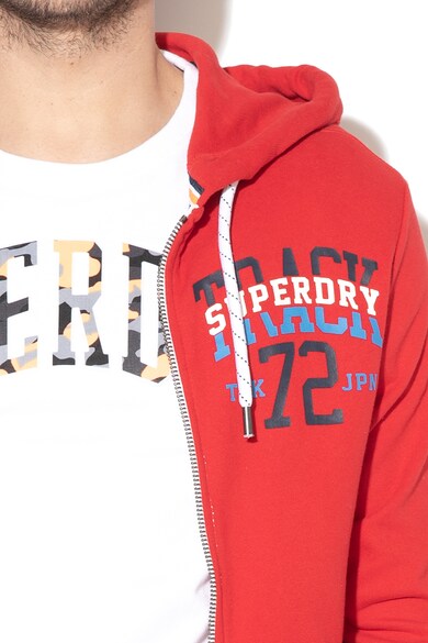 SUPERDRY Logómintás kapucnis pulóver férfi