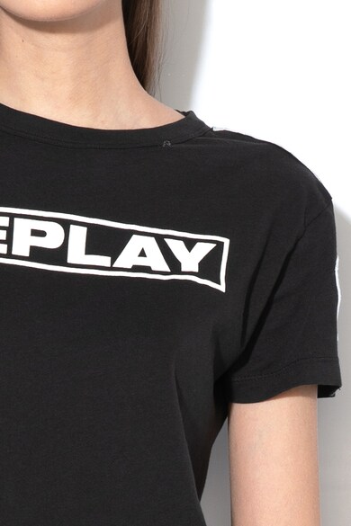 Replay Tricou cu imprimeu logo Femei