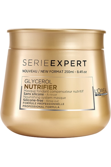 L'Oreal Professionnel Set  Serie Expert Nutrifier pentru par uscat: Sampon 500 ml, Masca 250 ml, Sampon format calatorie 100 ml, Masca format calatorie 75 ml Femei