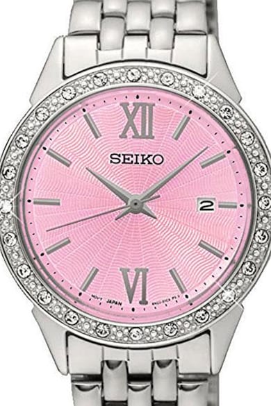 Seiko Rozsdamentes acél karóra Swarovski kristályokkal női