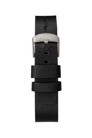 Timex Овален часовник с кожена каишка Мъже