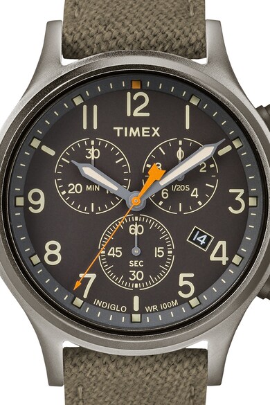 Timex Кварцов часовник с платнена каишка Мъже