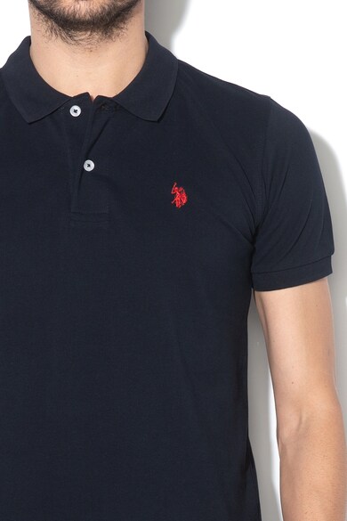 U.S. Polo Assn. Tricou polo din pique cu broderie logo Barbati