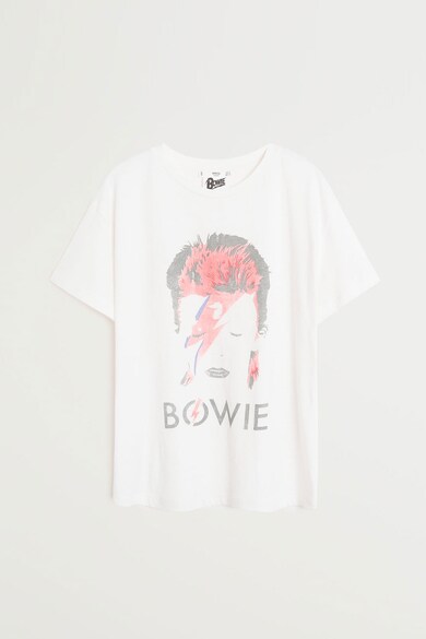 Mango Tricou cu decolteu la baza gatului Bowie Femei