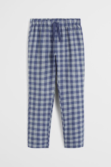 Mango Pijama cu pantaloni in carouri Leo Baieti