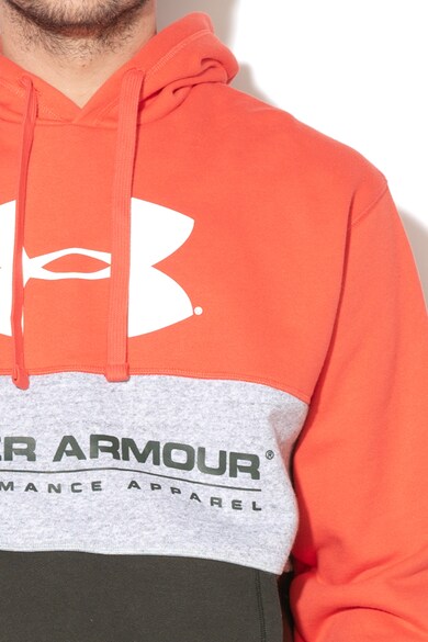 Under Armour Performance Originator laza fazonú fitnesz kapucnis pulóver logómintával férfi